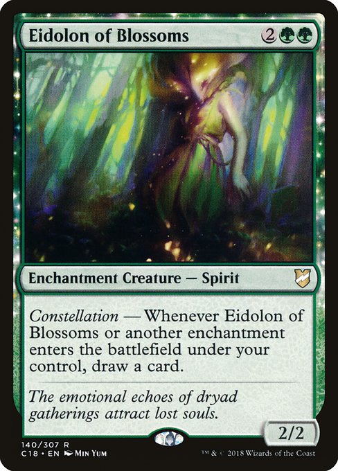 Commander 2018 - 140 - Eidolon of Blossoms - Rare - G - Non-foil