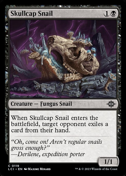 The Lost Caverns of Ixalan - 119 - Skullcap Snail - Common - B - Non-foil