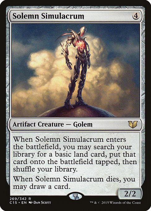 Commander 2015 - 269 - Solemn Simulacrum - Rare - C - Non-foil