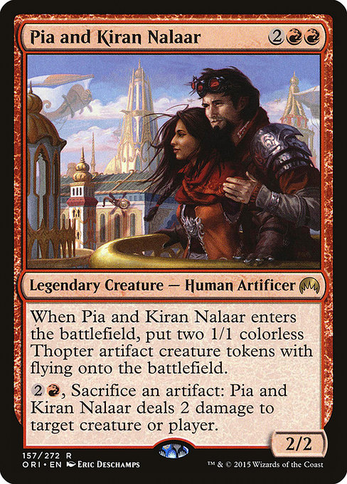 Magic Origins - 157 - Pia and Kiran Nalaar - Rare - R - Non-foil