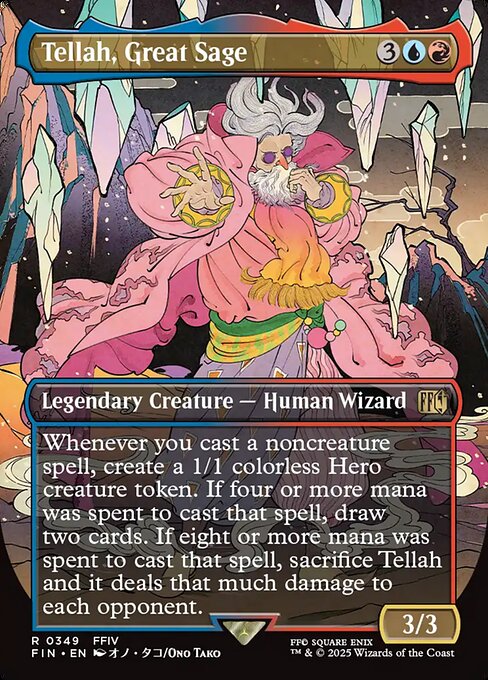 Final Fantasy - 349 - Tellah, Great Sage - Rare - UR - Non-foil