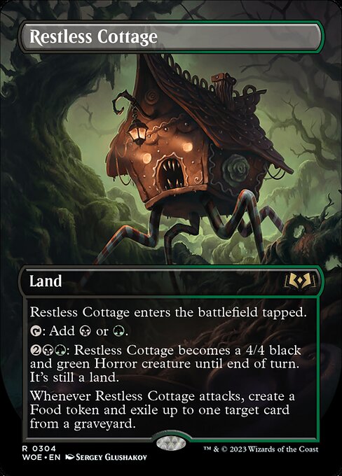 Wilds of Eldraine - 304 - Restless Cottage - Rare - C - Non-foil