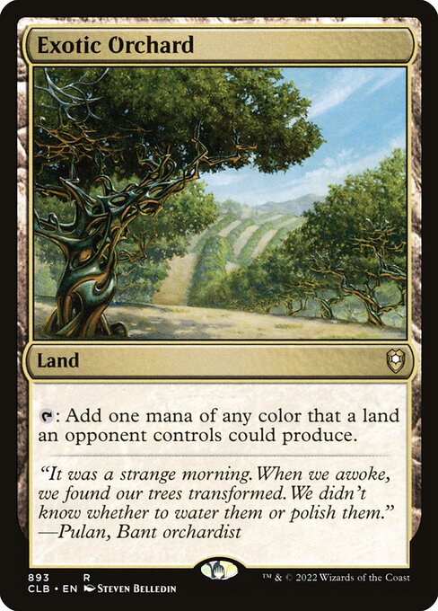 Commander Legends: Battle for Baldur's Gate - 893 - Exotic Orchard - Rare - C - Non-foil