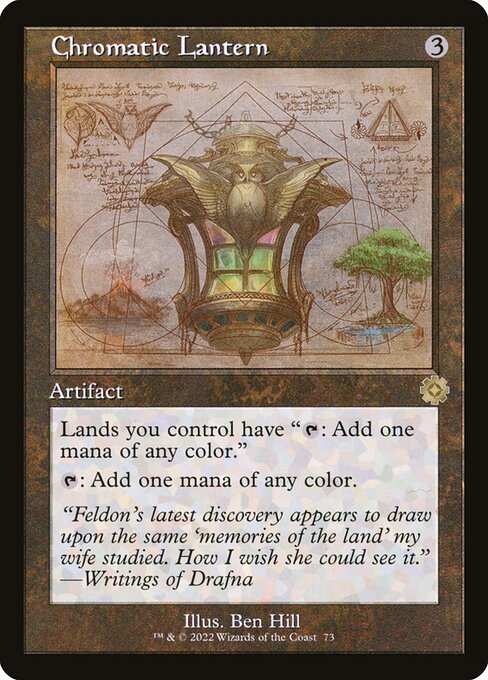 The Brothers' War Retro Artifacts - 73 - Chromatic Lantern - Rare - C - Non-foil