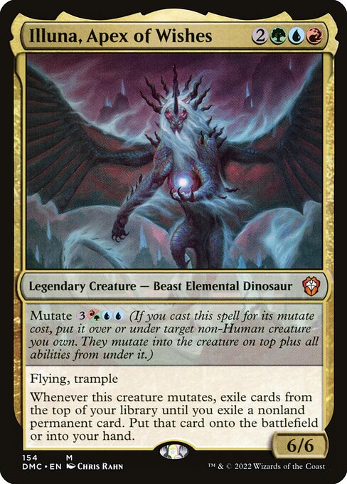 Dominaria United Commander - 154 - Illuna, Apex of Wishes - Mythic - Multi - Non-foil