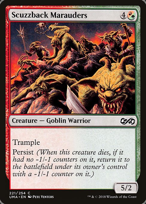Ultimate Masters - 221 - Scuzzback Marauders - Common - RG - Non-foil
