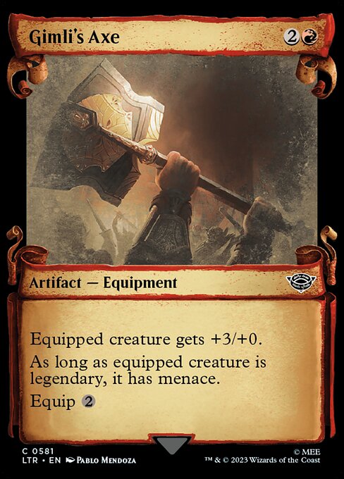 The Lord of the Rings: Tales of Middle-earth - 581 - Gimli's Axe - Common - R - Foil