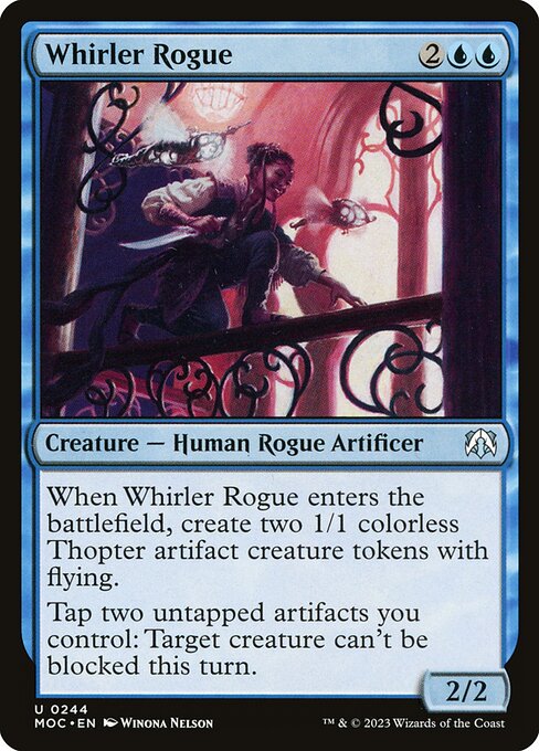 March of the Machine Commander - 244 - Whirler Rogue - Uncommon - U - Non-foil