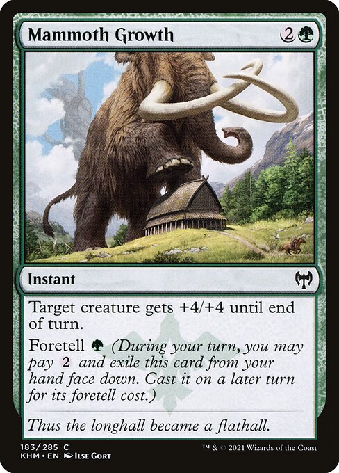 Kaldheim - 183 - Mammoth Growth - Common - G - Non-foil