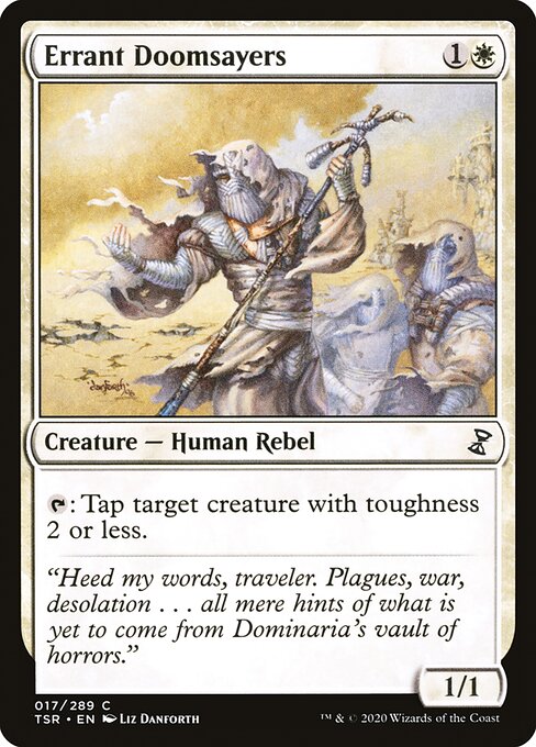 Time Spiral Remastered - 17 - Errant Doomsayers - Common - W - Non-foil