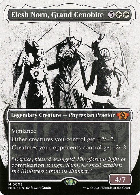 Multiverse Legends - 3 - Elesh Norn, Grand Cenobite - Mythic - W - Non-foil