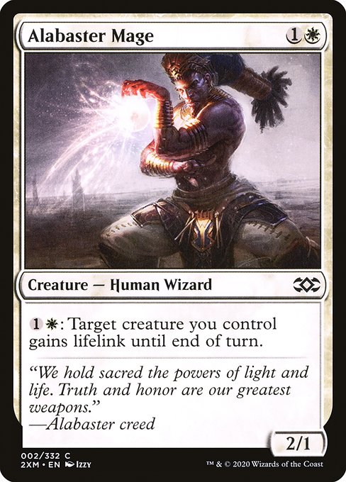 Double Masters - 2 - Alabaster Mage - Common - W - Non-foil
