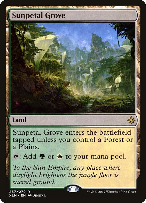 Ixalan - 257 - Sunpetal Grove - Rare - C - Non-foil