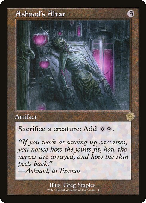 The Brothers' War Retro Artifacts - 4 - Ashnod's Altar - Rare - C - Non-foil