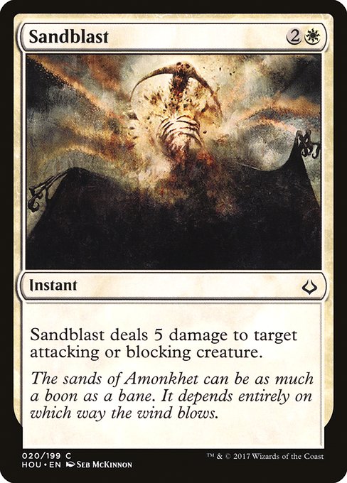 Hour of Devastation - 20 - Sandblast - Common - W - Non-foil