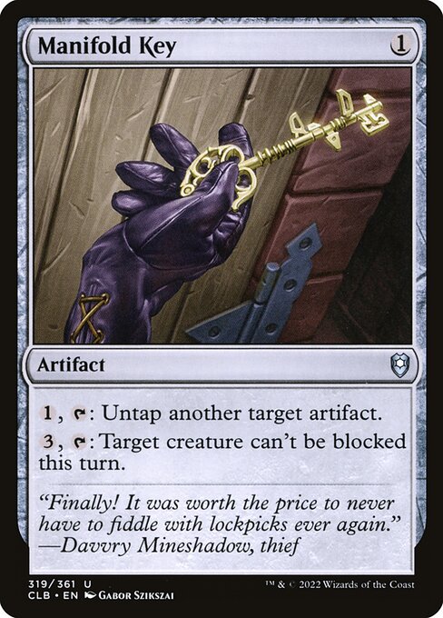 Commander Legends: Battle for Baldur's Gate - 319 - Manifold Key - Uncommon - C - Non-foil