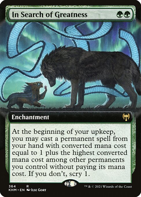 Kaldheim - 364 - In Search of Greatness - Rare - G - Foil