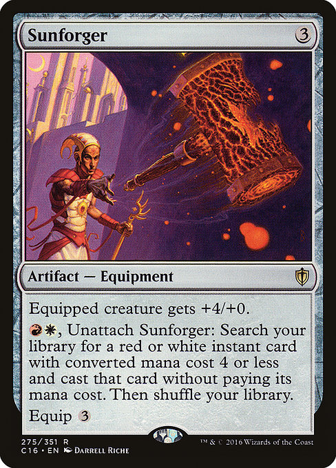 Commander 2016 - 275 - Sunforger - Rare - C - Non-foil