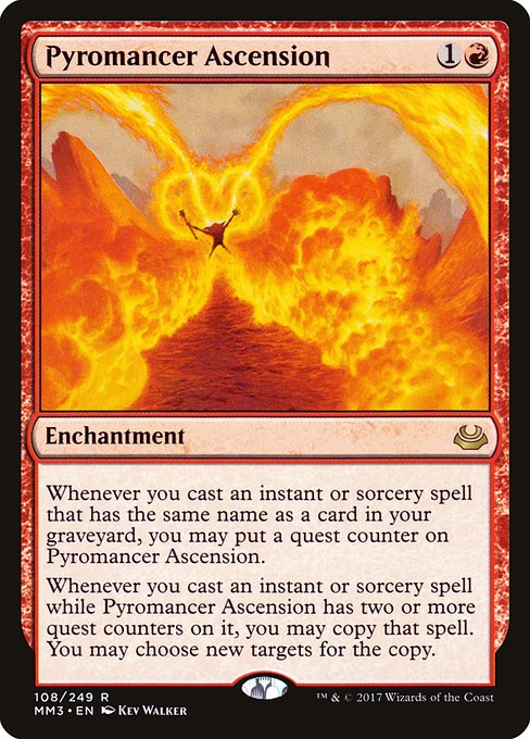 Modern Masters 2017 - 108 - Pyromancer Ascension - Rare - R - Non-foil