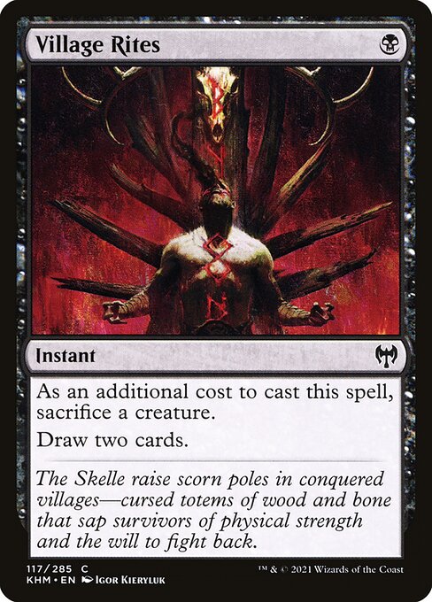 Kaldheim - 117 - Village Rites - Common - B - Non-foil