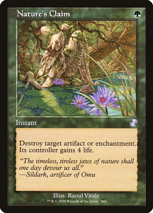 Time Spiral Remastered - 364 - Nature's Claim - Special - G - Non-foil