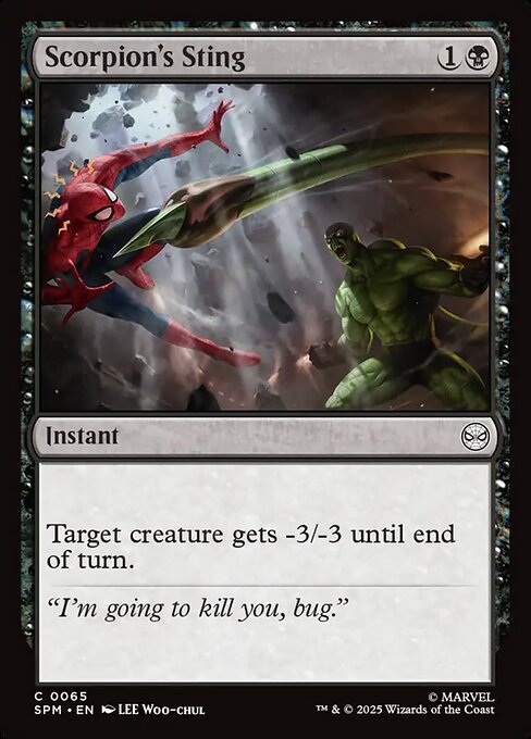 Marvel's Spider-Man - 65 - Scorpion's Sting - Common - B - Non-foil