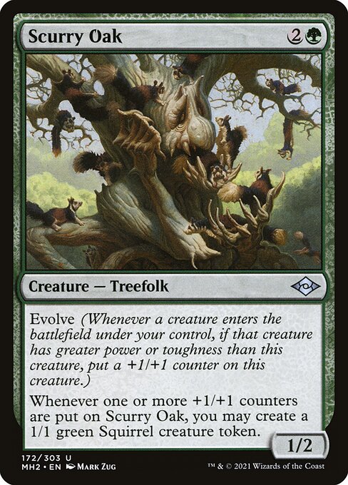 Modern Horizons 2 - 172 - Scurry Oak - Uncommon - G - Non-foil