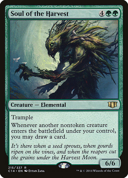 Commander 2014 - 215 - Soul of the Harvest - Rare - G - Non-foil