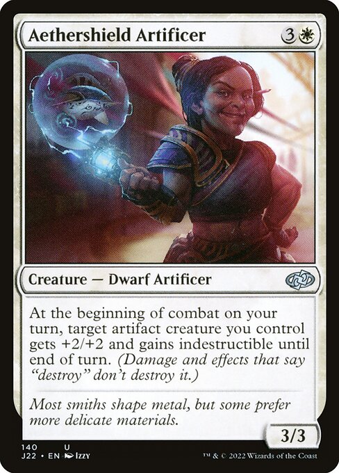Jumpstart 2022 - 140 - Aethershield Artificer - Uncommon - W - Non-foil