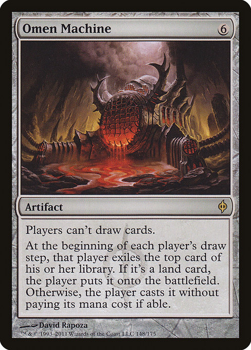 New Phyrexia - 148 - Omen Machine - Rare - C - Non-foil