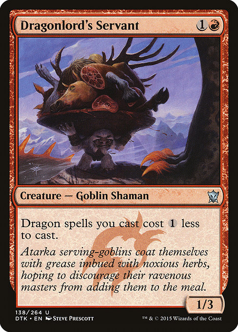 Dragons of Tarkir - 138 - Dragonlord's Servant - Uncommon - R - Non-foil