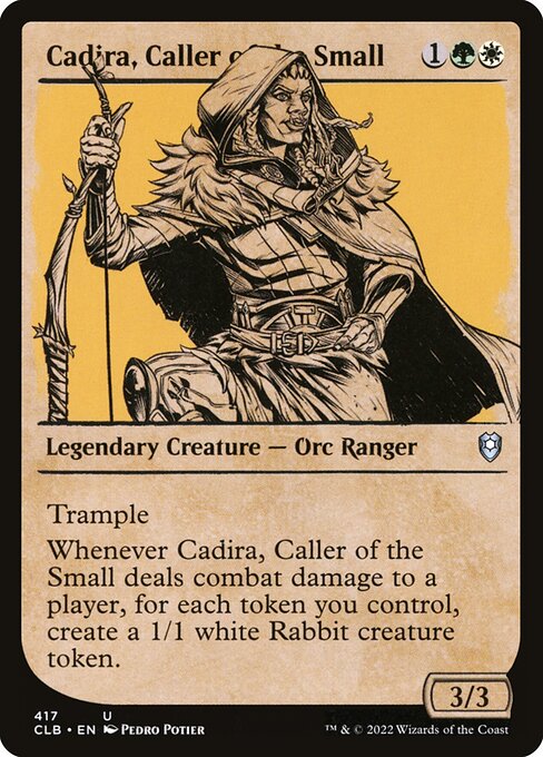 Commander Legends: Battle for Baldur's Gate - 417 - Cadira, Caller of the Small - Uncommon - WG - Non-foil