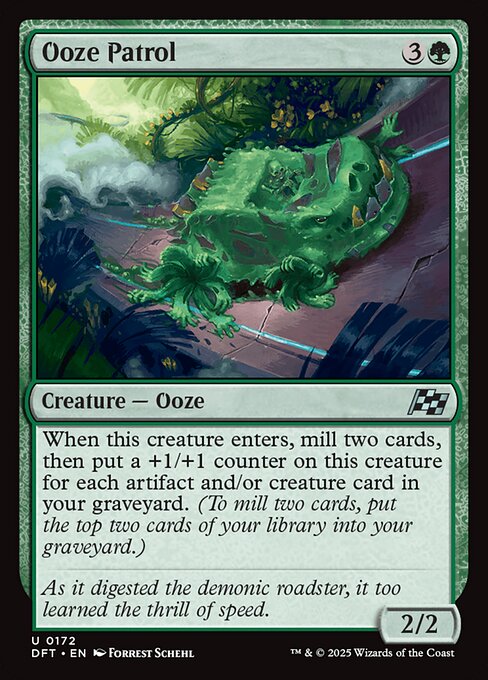 Aetherdrift - 172 - Ooze Patrol - Uncommon - G - Non-foil