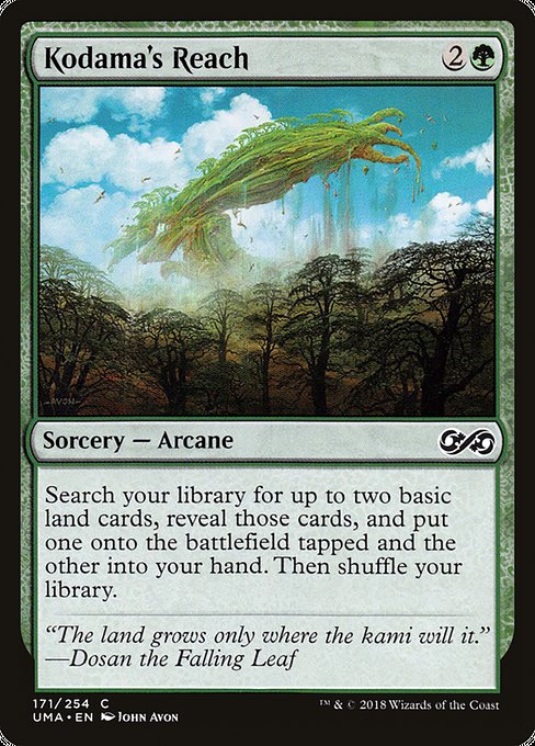 Ultimate Masters - 171 - Kodama's Reach - Common - G - Foil