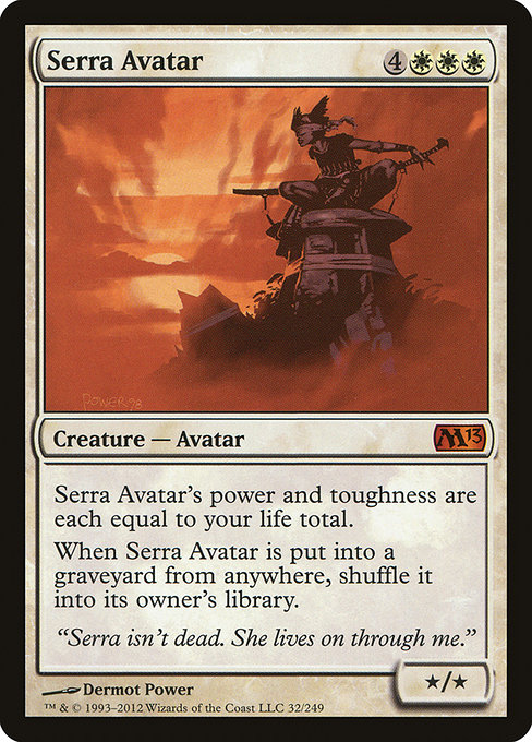 Magic 2013 - 32 - Serra Avatar - Mythic - W - Non-foil