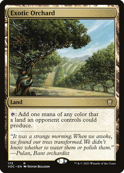 Crimson Vow Commander - 173 - Exotic Orchard - Rare - C - Non-foil