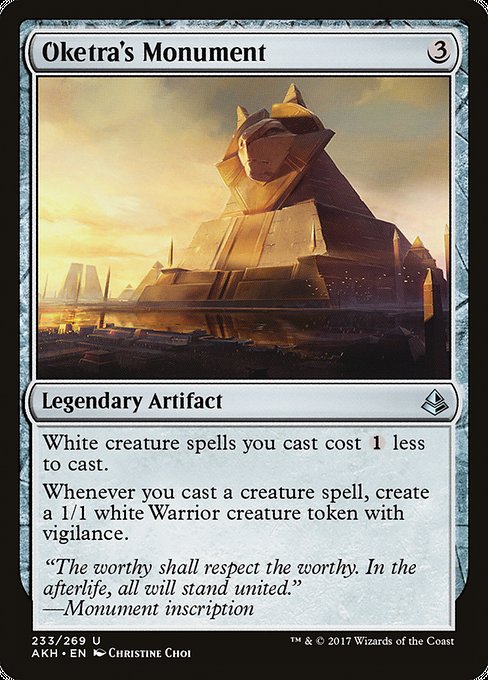 Amonkhet - 233 - Oketra's Monument - Uncommon - C - Non-foil