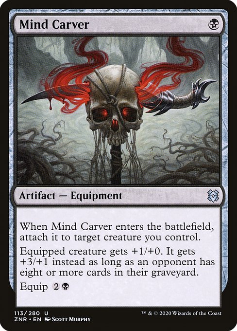 Zendikar Rising - 113 - Mind Carver - Uncommon - B - Non-foil
