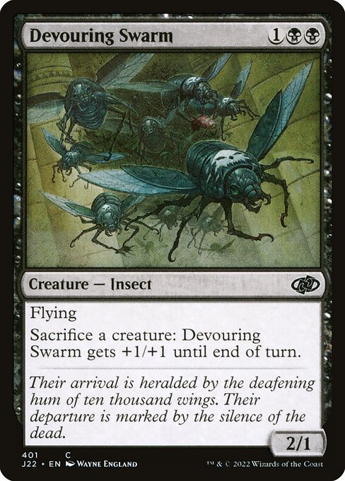Jumpstart 2022 - 401 - Devouring Swarm - Common - B - Non-foil