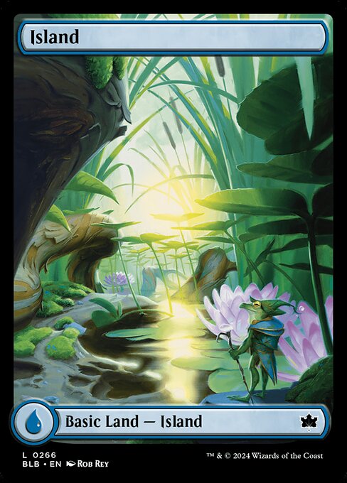 Bloomburrow - 266 - Island - Common - C - Foil