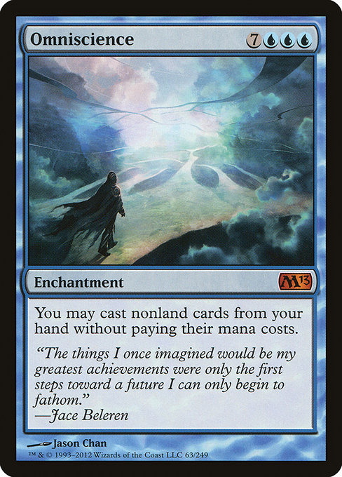 Magic 2013 - 63 - Omniscience - Mythic - U - Non-foil