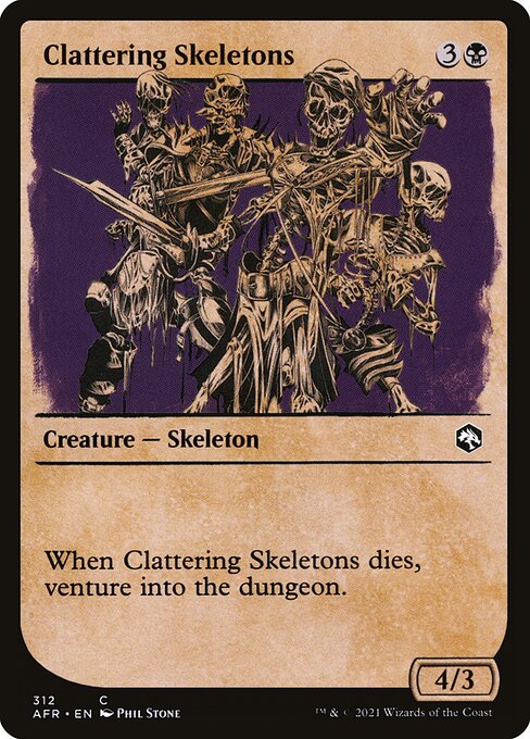 Adventures in the Forgotten Realms - 312 - Clattering Skeletons - Common - B - Non-foil