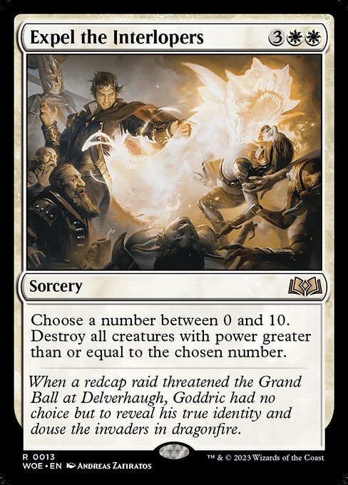 Wilds of Eldraine - 13 - Expel the Interlopers - Rare - W - Non-foil