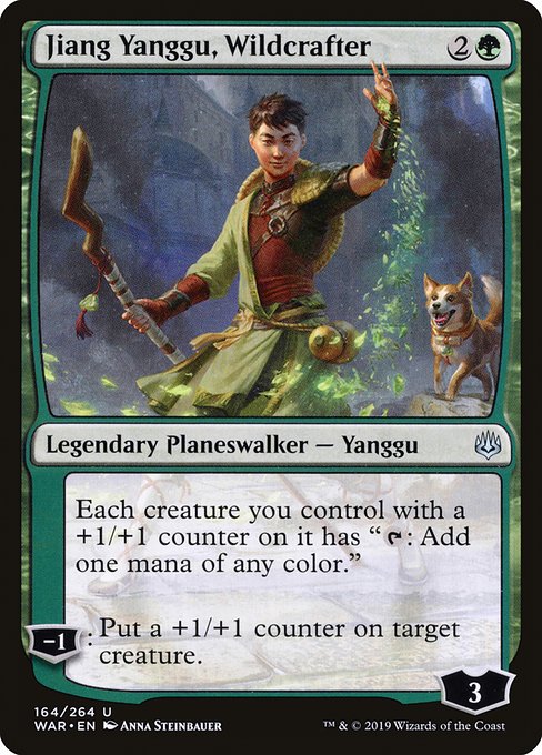 War of the Spark - 164 - Jiang Yanggu, Wildcrafter - Uncommon - G - Non-foil
