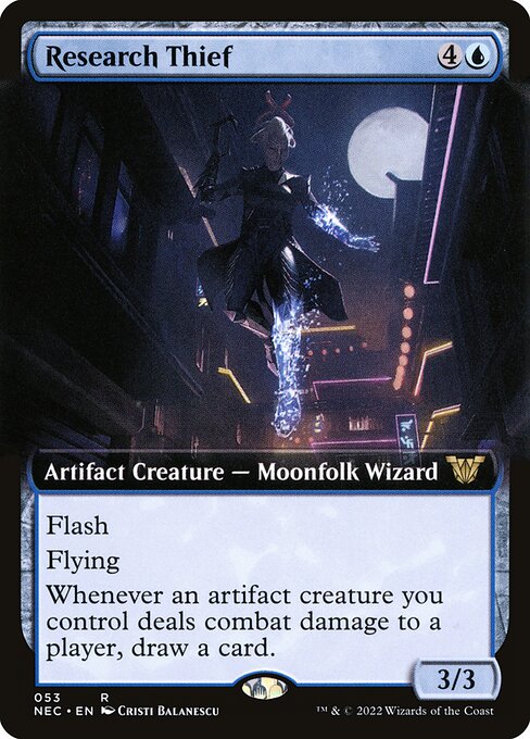 Neon Dynasty Commander - 53 - Research Thief - Rare - U - Non-foil