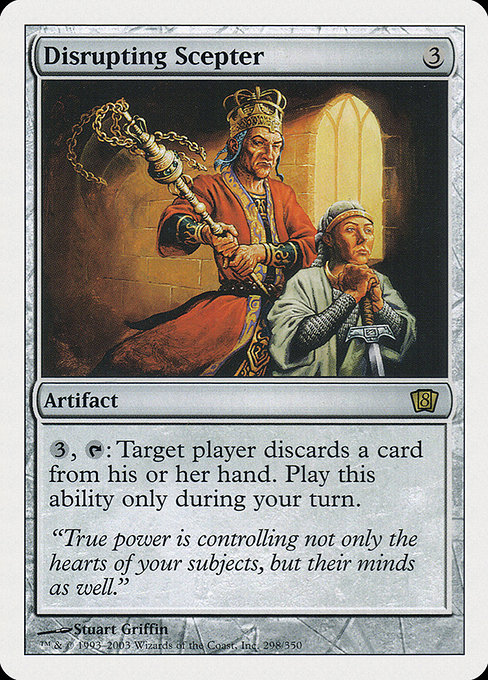 Eighth Edition - 298 - Disrupting Scepter - Rare - C - Non-foil