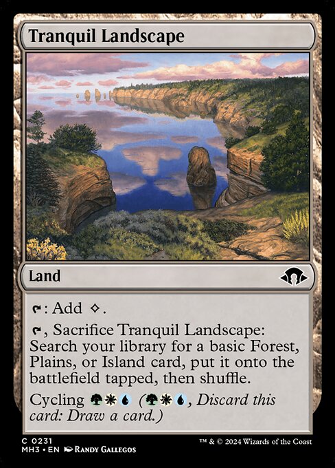 Modern Horizons 3 - 231 - Tranquil Landscape - Common - C - Non-foil