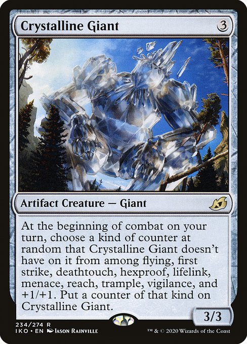Ikoria: Lair of Behemoths - 234 - Crystalline Giant - Rare - C - Foil
