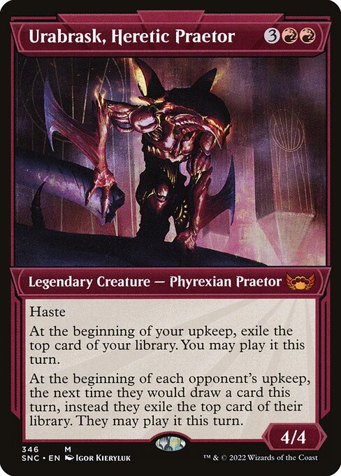 Streets of New Capenna - 346 - Urabrask, Heretic Praetor - Mythic - R - Non-foil