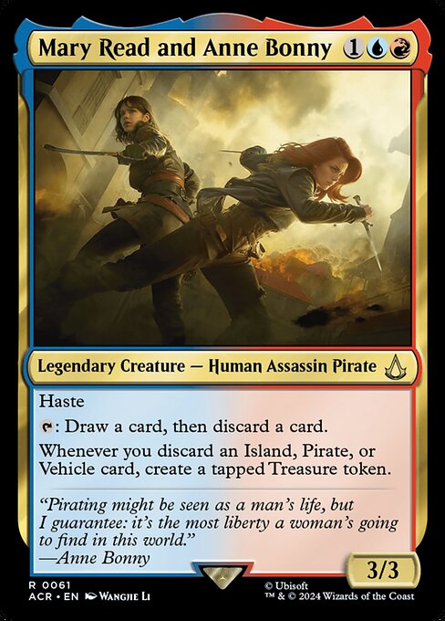 Assassin's Creed - 61 - Mary Read and Anne Bonny - Rare - UR - Foil